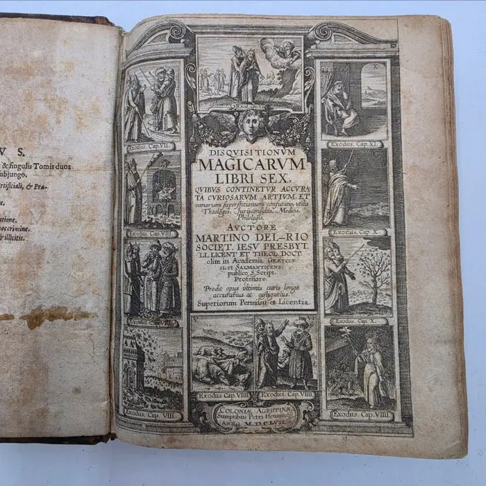 MARTINO DEL RIO - DISQUISITIONUM MAGICARUM LIBRI SEX - 1657
