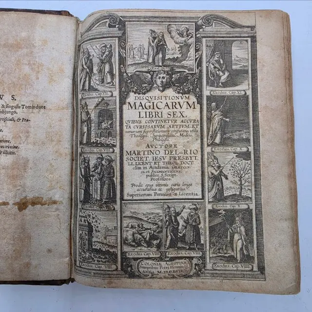 MARTINO DEL RIO - DISQUISITIONUM MAGICARUM LIBRI SEX - 1657