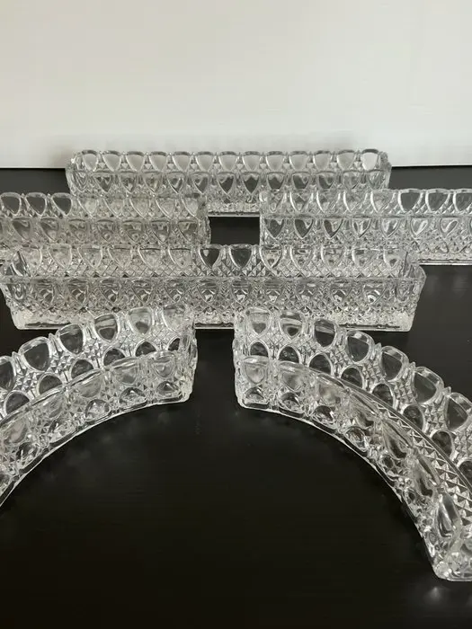 Val Saint Lambert - Bowl (6) - Valembert - Crystal - Beautiful table runner