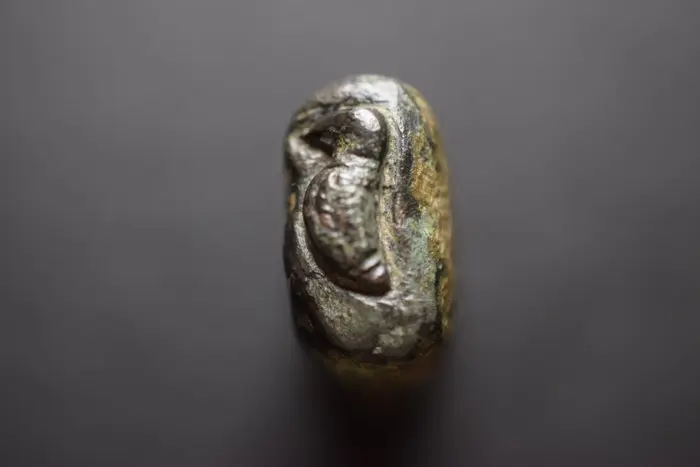 Late Roman/Early Byzantine Bronze Byzantine Bronze Jewellery Die with Dove