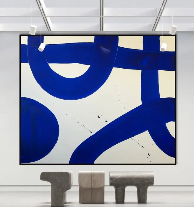 Stefanie Raus - XXXL Verschlungen Blau 2021