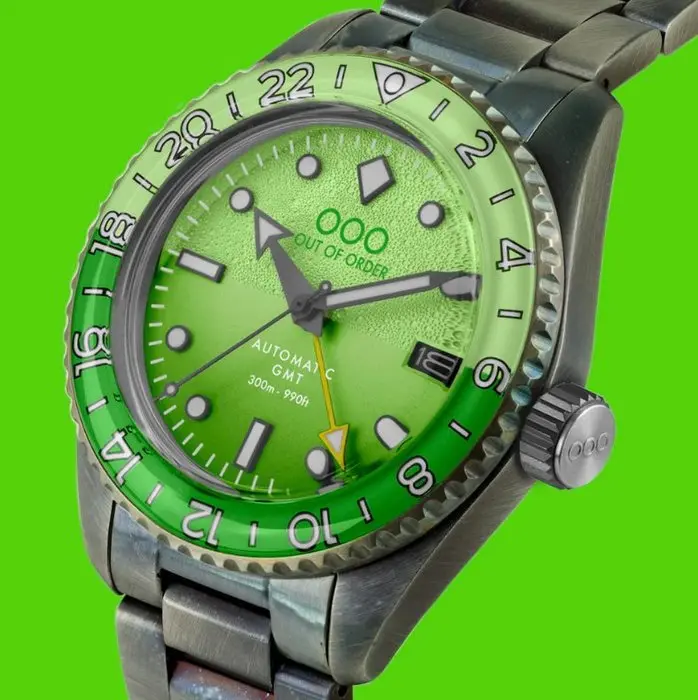 Out of Order - MIDORI AUTOMATIC GMT - ULTRA DISTRESSED - OOO.001-25.MI.UD