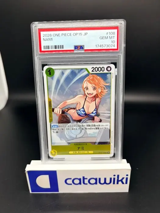 One Piece - 1 Graded card - Nami R - OP15-108 - PSA 10...