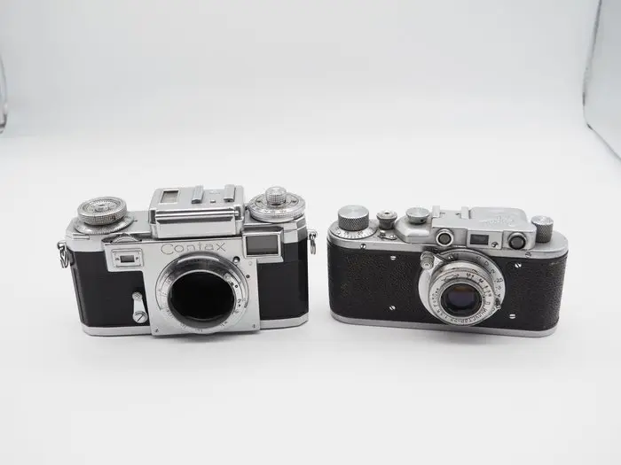 Contax camera's + 1x 50mm lens Analogue camera