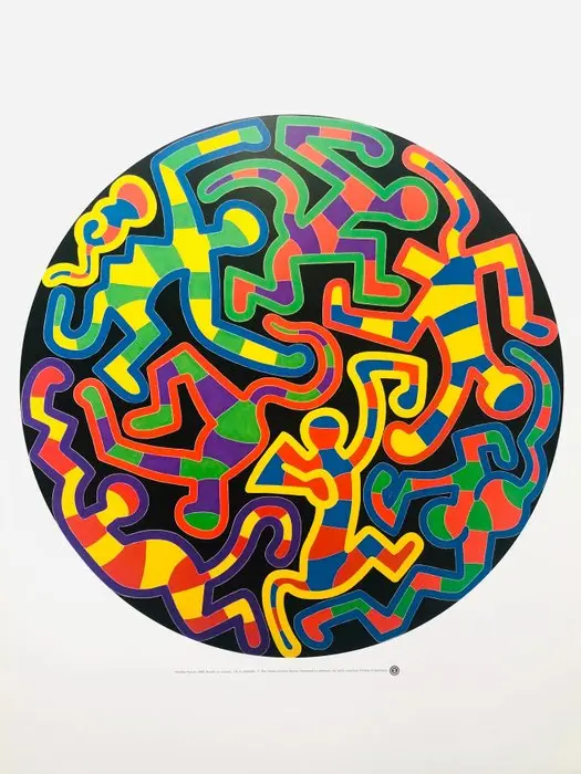 Keith Haring - Monkey Puzzle - Offset lithography- TeNeues licensed
