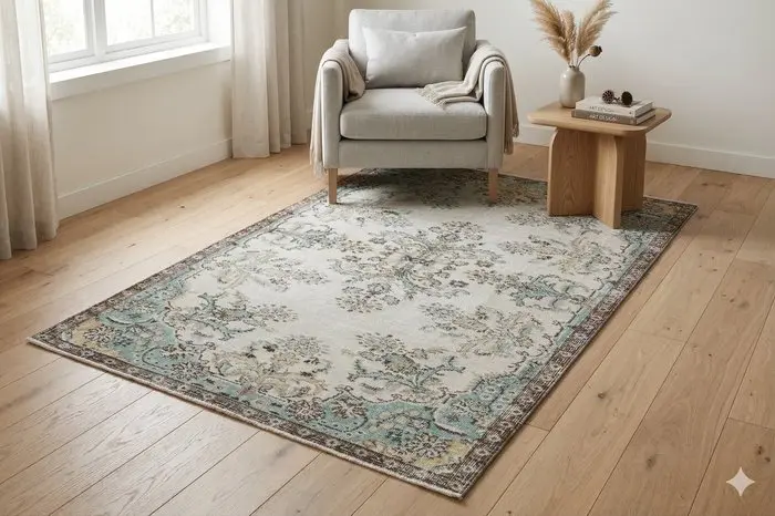 Light vintage - Rug - 200 cm - 120 cm - with certificate