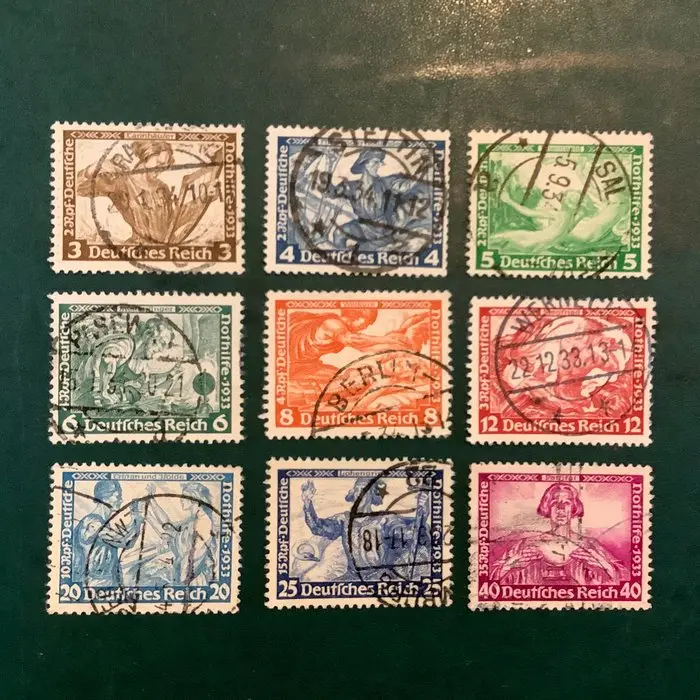 German Empire 1933 - Wagner - 20 Pf einwandfrei gekeurd...