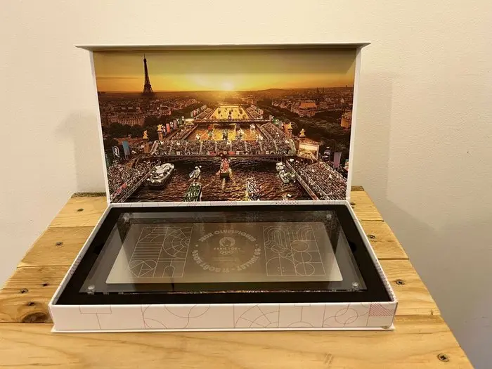 Coffret cérémenie d'ouverture JO Paris 2024 - Sports plate - Silver