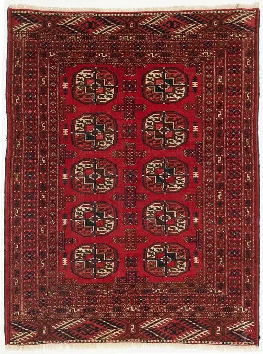 Turkmen - Rug - 130 cm - 102 cm - Old- circa 1950