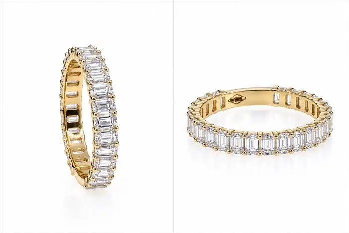 No reserve price - Ring - 14 kt. Yellow gold - 2.08ct. tw. Diamond (Lab-grown)