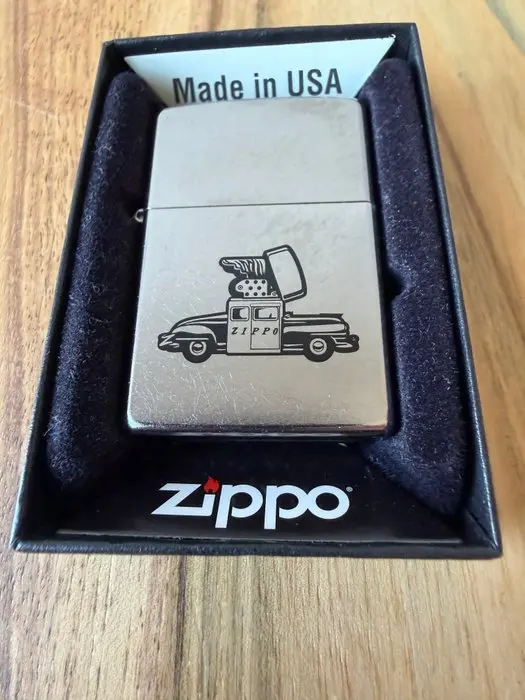 Zippo - Ficktändare - Stål (rostfritt stål)