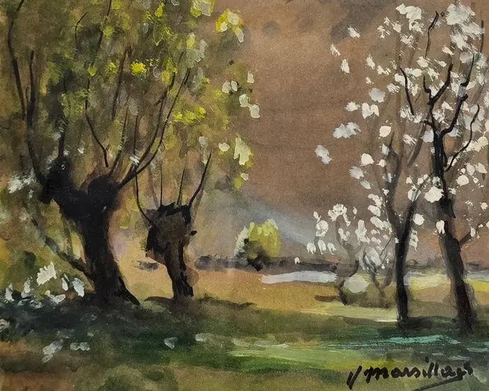Joaquim Marsillach (1905-1986) - El jardín florecido