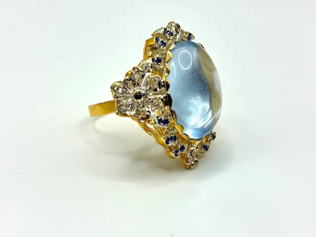 No reserve price - Statement ring - 9 kt