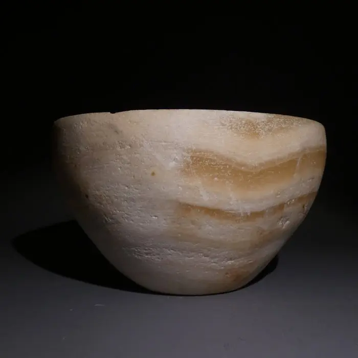 Ancient Egyptian Alabaster Vessel Cup