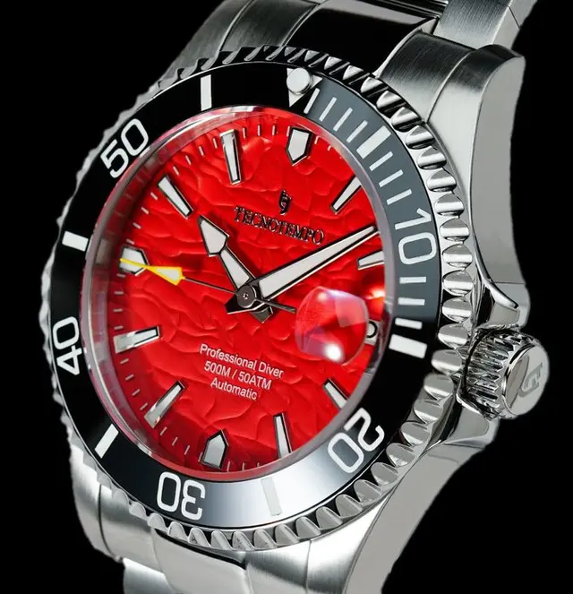 Tecnotempo - Automatic Professional Diver 500M / 50ATM...