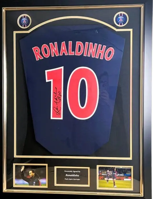 PSG - French football championship - Ronaldinho - 2000 - Football shirt