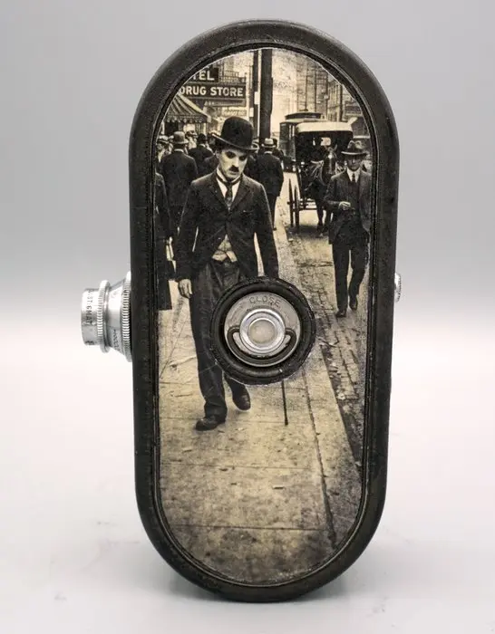 Keystone K-8 - unique Art Edition "Charlie Chaplin Tribute" | Movie camera
