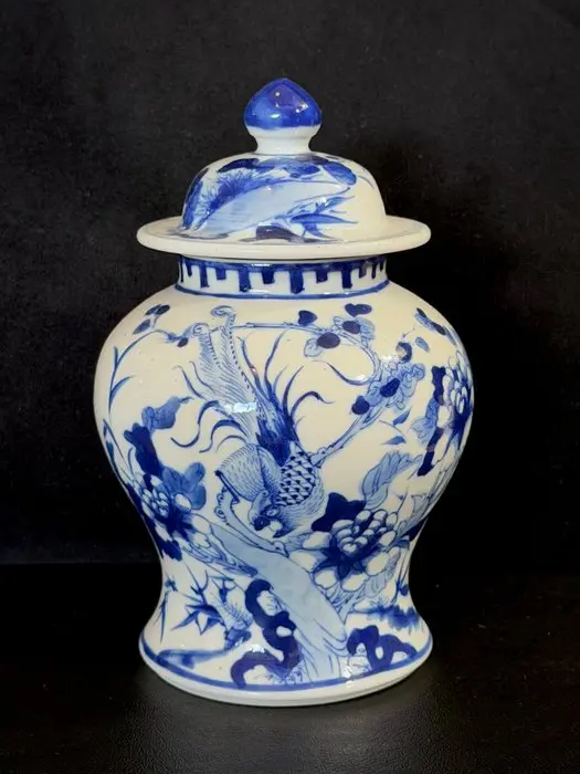 Lidded vase, excellent condition - Porcelain - China - Guangxu (1875-1908)