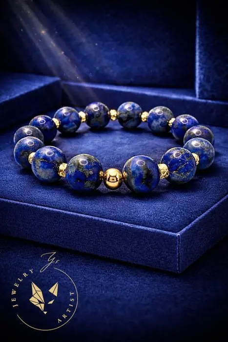 Custom-made - Lapis lazuli - Silver 925 - Certificate...
