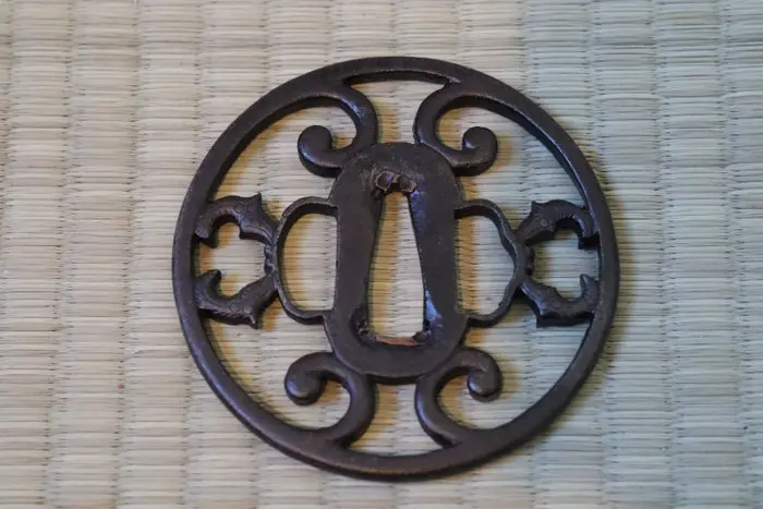 Openwork tsuba (sword guard) - Steel - Japan - Edo Period (1600-1868)