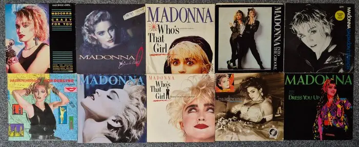 Madonna - 3 x albums + 7 x 12" singles - Vinyl record - 1984