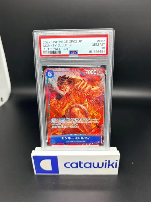 One Piece - 1 Graded card - Monkey D