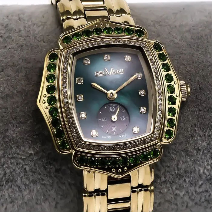 Geovani - Swiss Diamond Watch - GOL593-GG-D-12 - No...