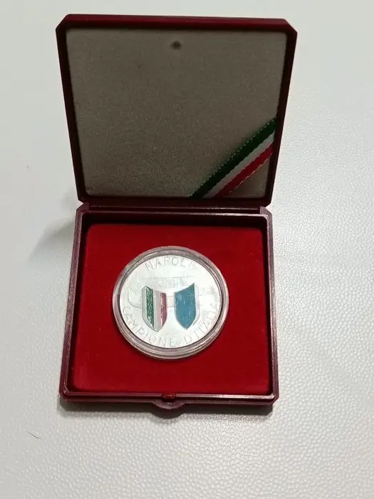 Napoli - Italian Football League - Diego Maradona - 1987 - Sports medal