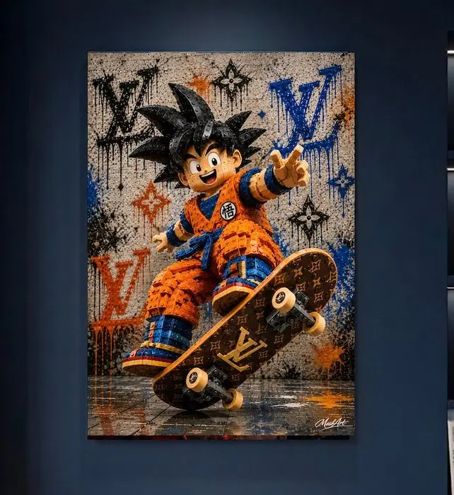 LEGO Merchandise - Art - “Goku – Il Saiyan dello Street...