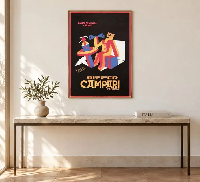 Fortunato Depero - Bitter Campari Futurismo italiano...