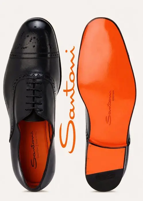 Santoni - Lace-up shoes - Size: EU 43.5 - Vintage - New in box
