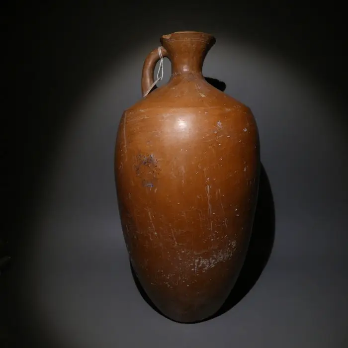 Ancient Egyptian Pottery Pitche vessel with handle