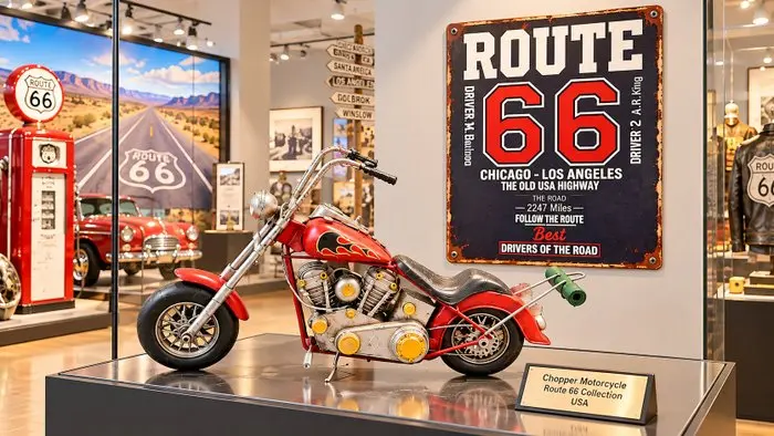Artwork - ***XXL Metal CHOPPER 40 CM Motorcycle with XXL...