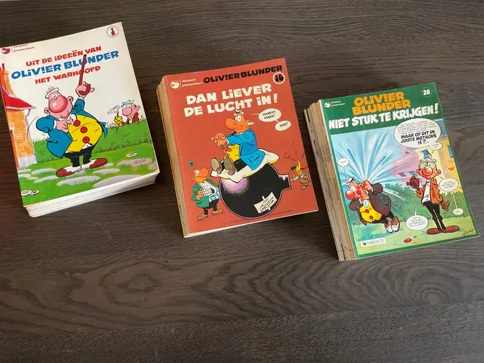 Olivier Blunder 1 t/m 40 - Complete reeks SC - 40 Album - First edition