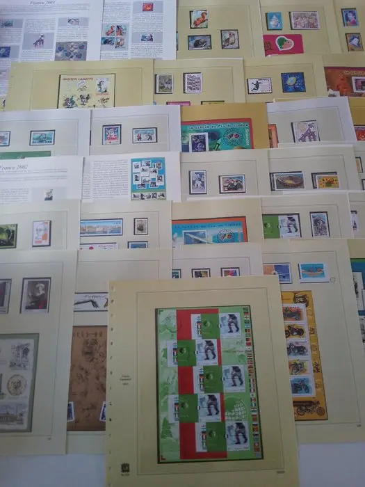 France 2001/2002 - Complete collection of stamps/blocks/sheets