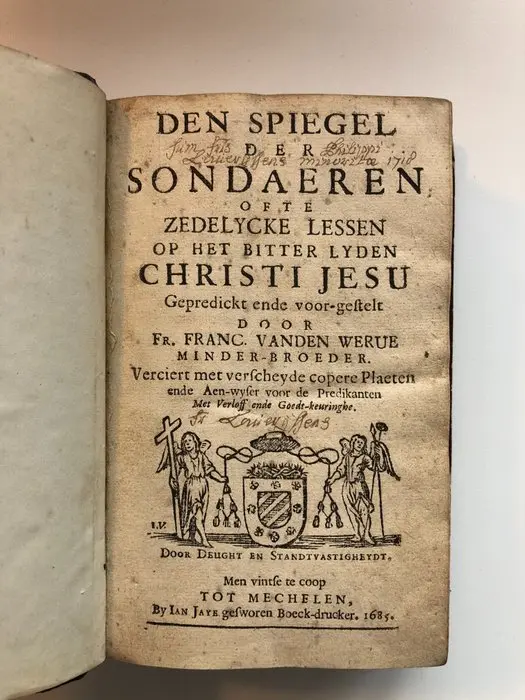Franc. van den Werve - Den spiegel der sondaeren ofte...