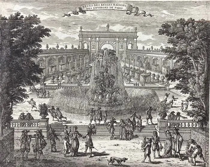 Adam Perelle (1640-1695) - Vue des belles maisons des environs de Paris