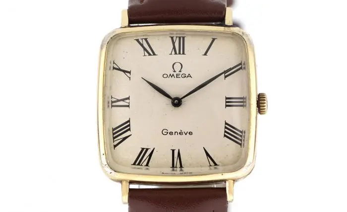 Omega - Omega Genève Vintage Square "Roman Dial" - No...
