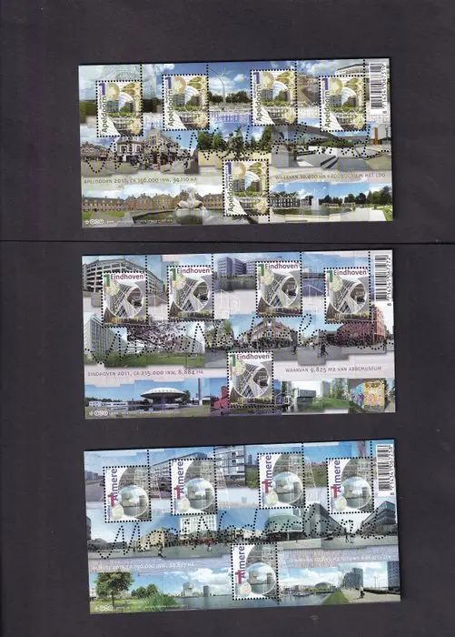 Netherlands - 16 sheets Mooi Nederland with a single rate.