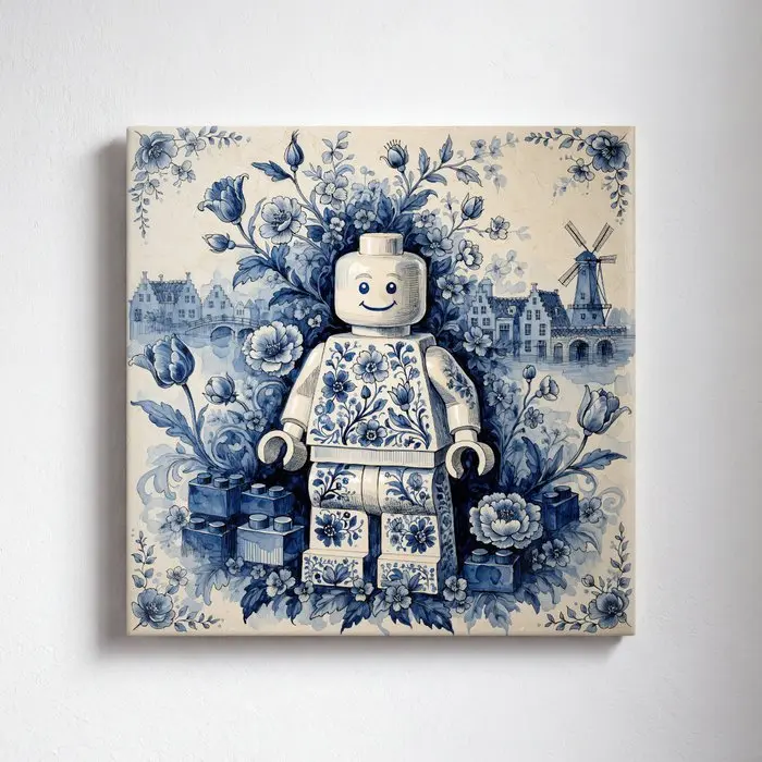 Kleury.art - [Ceramic Tile Art] "The Porcelain Minifigure” by Kleury.art (1/5)