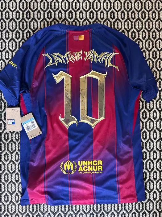 FC Barcelona - Spanish Football League - Lamine Yamal - 2025 - Football shirt