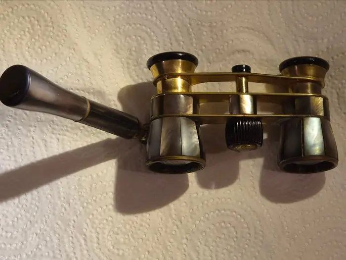 Zoom binoculars - Damen Modell Lorgnette-Signiert - 1850-1900 - Germany - Busch