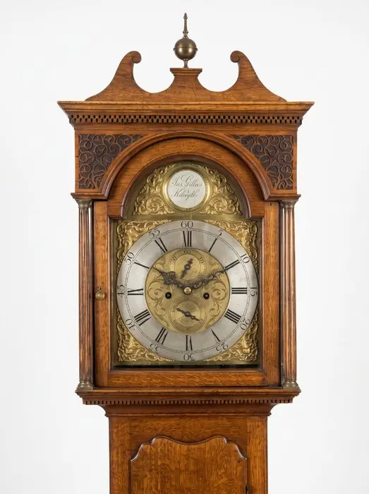 Longcase clock - Antique Wood, Brass, Bronze - 1780–1820 - Sa. Gillies, Kilsyth