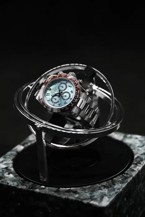 The Voyager I by Elbrus Horology - Granite Watch Winder...