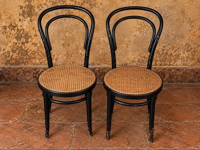 Thonet - zmg - Chair (2) - Wood, Vienna straw - straw chairs