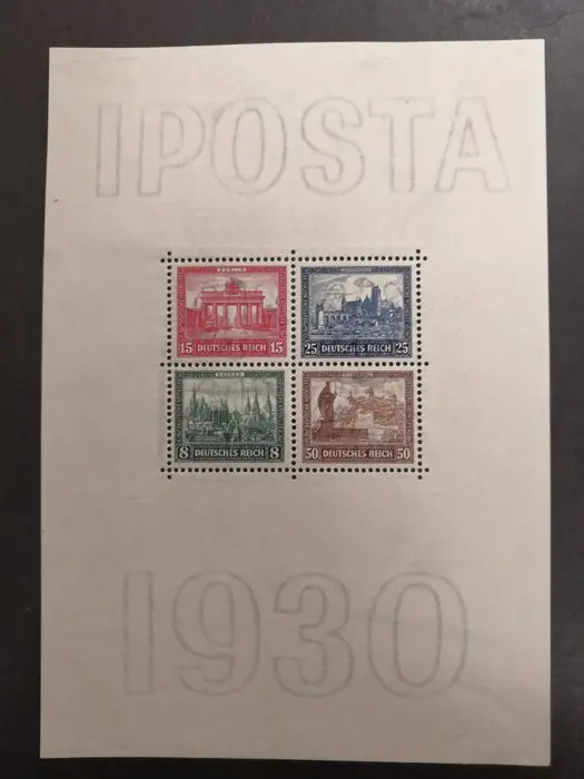 German Empire 1930 - IPOSTA-Block - Michel Bl. 1