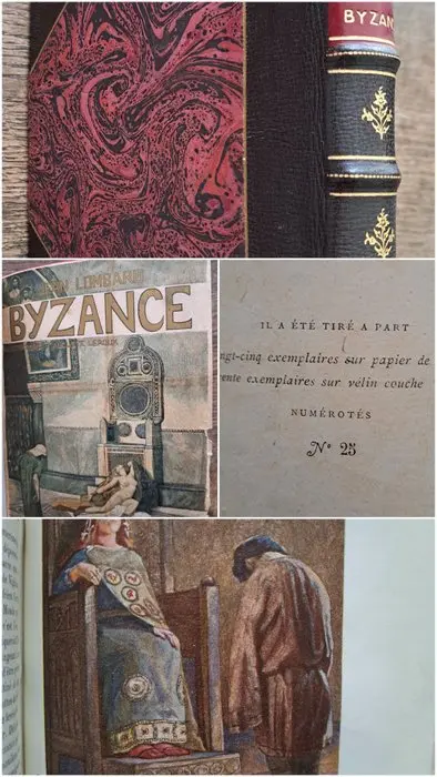 Jean Lombard / A. Leroux - Byzance [ ex. de tête sur Chine] [décadence] - 1901