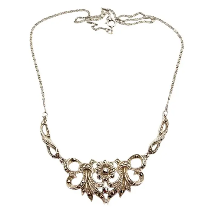 Silver - Necklace - Art Nouveau