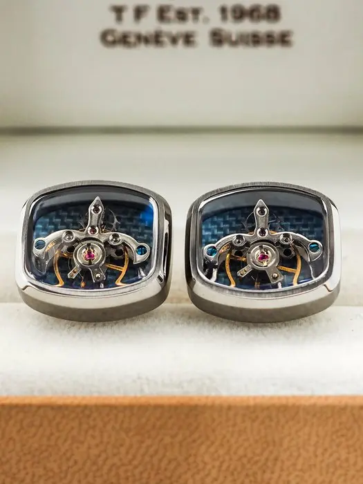 Tourbillon Tonneau - Cufflinks - TF Est. 1968