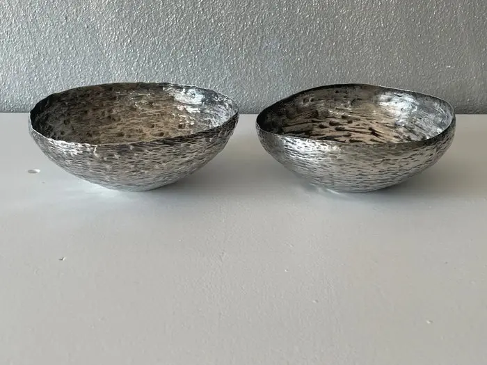 Bowl - Silver - Pair of Bowls